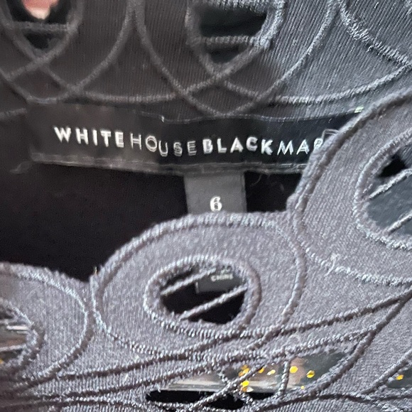 White House Black Market Dress - 6 - Scalloped trim - Picture 3 of 4